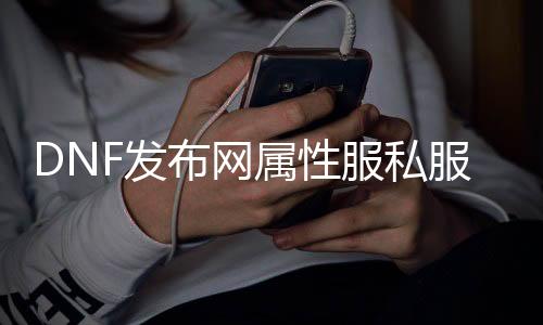 DNF发布网属性服私服